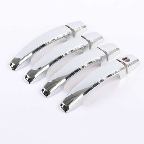 Fit for Cadillac SRX 2010-2016 Chrome ABS Exterior Side Door Handle Cover Trim