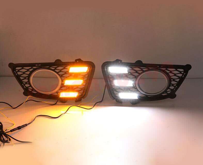 For Kia Sportage 2009-2010 LED Daytime Running Lights &amp; Turn Signals Lights 2pcs