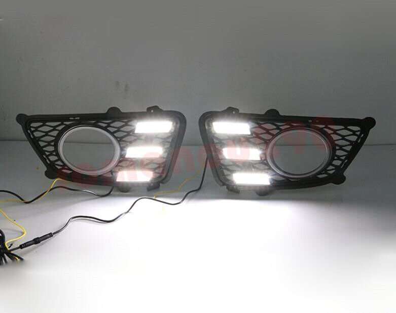 For Kia Sportage 2009-2010 LED Daytime Running Lights &amp; Turn Signals Lights 2pcs