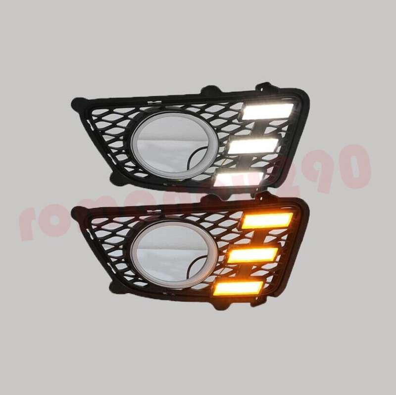 For Kia Sportage 2009-2010 LED Daytime Running Lights &amp; Turn Signals Lights 2pcs