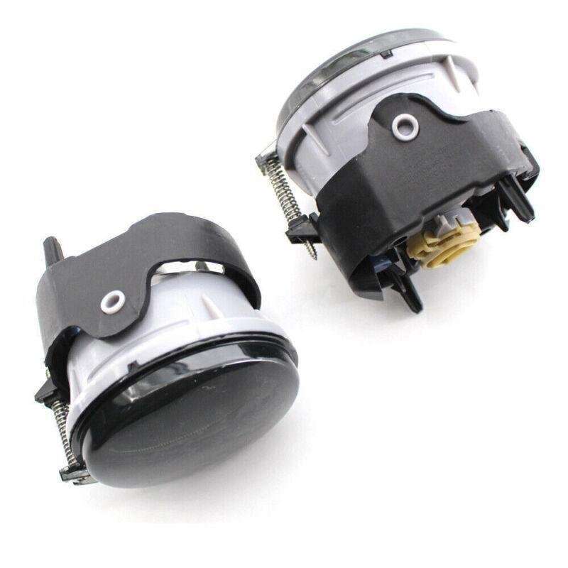 Fits 06-10 Dodge Charger/Challenger Smoke Lens Front Bumper Fog Light/Lamp