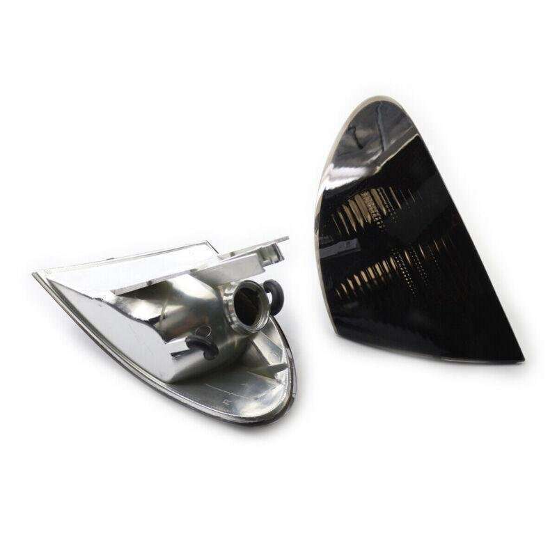 L&amp;R Side Turn Signal Black Corner Light Lamp fit 1998-2001 BMW E46 4 Door Sedan