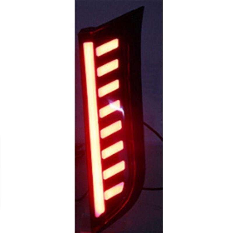 Rear Window Pillar Lamp LED Trunk Tail Brake LightFor Jeep Compass 2017-19 Pair
