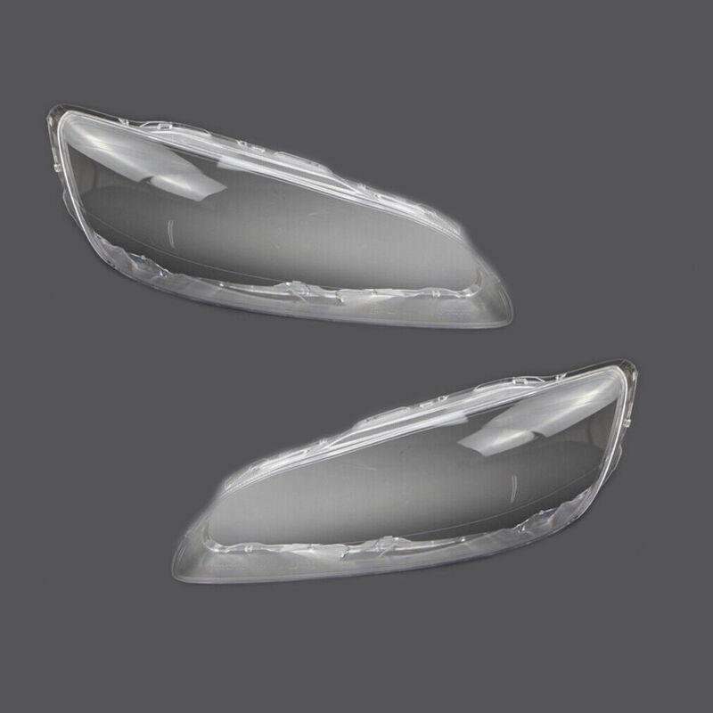 Fit Volvo S60 S60L 2014-2019 A Pair Headlamp Lampshade Headlight Lens Cover