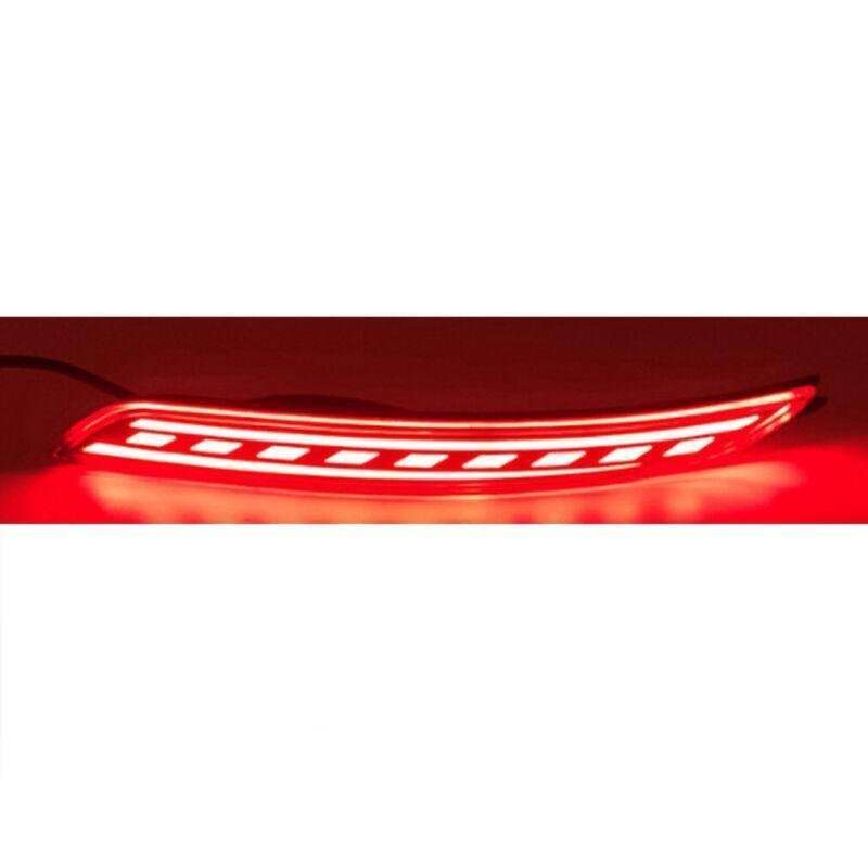 LED Rear Fog&amp;Brake Taillight Bumper Reflector Light For Hyundai I20 2012 Pair