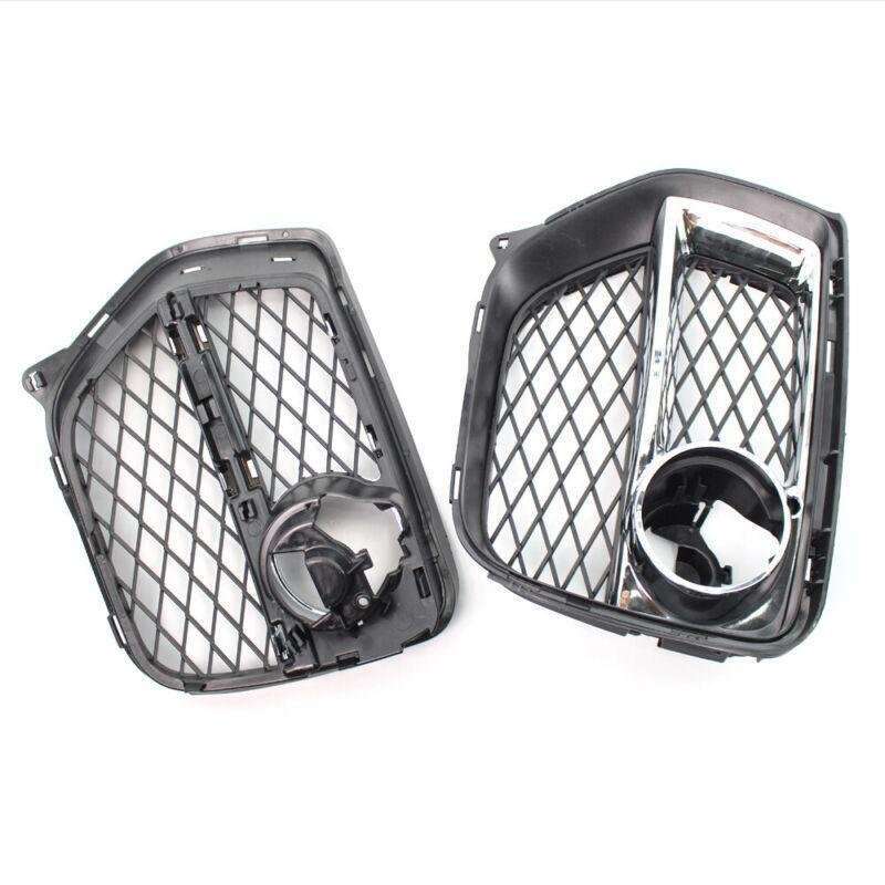Pair Front Bumper Fog Light Vent Grille Intake Cover For BMW X6 2012-2014