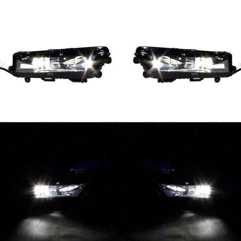Front Bumper Fog Lights Driving LED Lamp For Skdoa Octavia 2017 Pair LH&amp;RH Side