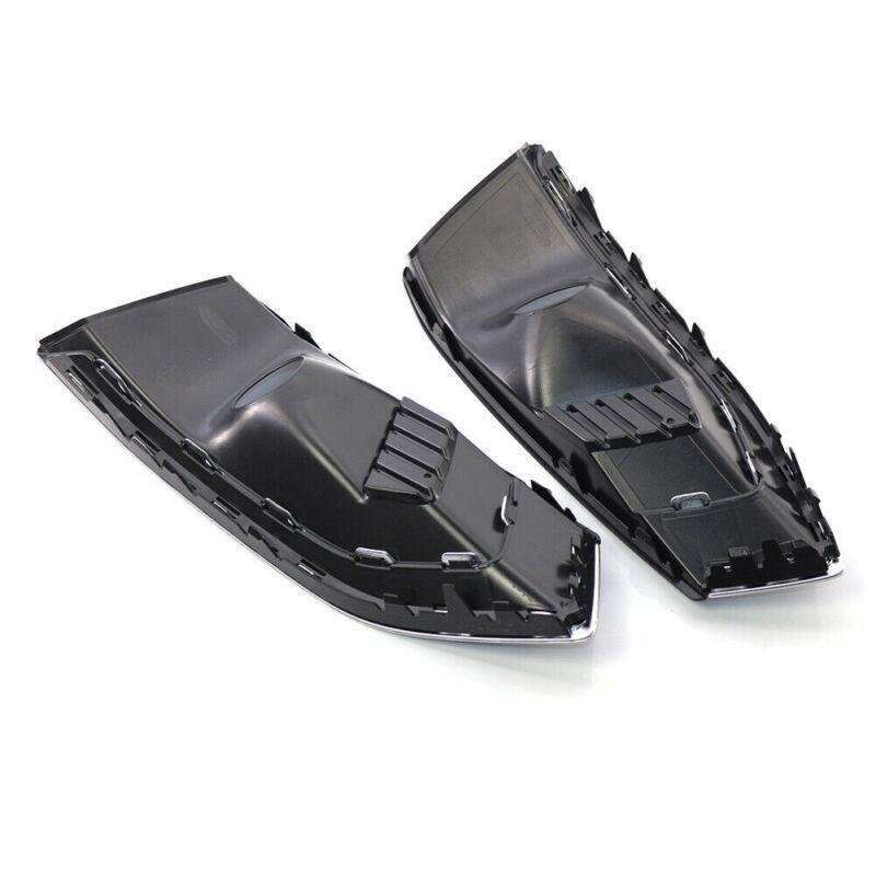 Front Bumper Fog Light Grille Cover Trim For Audi A4L 2020-2022 Pair