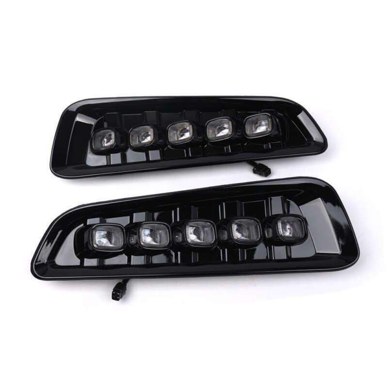 For Ford F-150 F150 Raptor 2017-2020 Bumper LED DRL w/Turn Signal Fog Lights Set