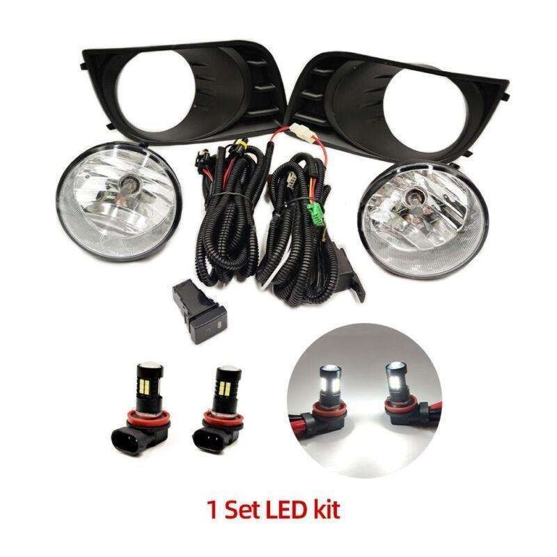 Front Driving Fog Light Lamp Set Fit For Toyota Sequoia 2008-2017