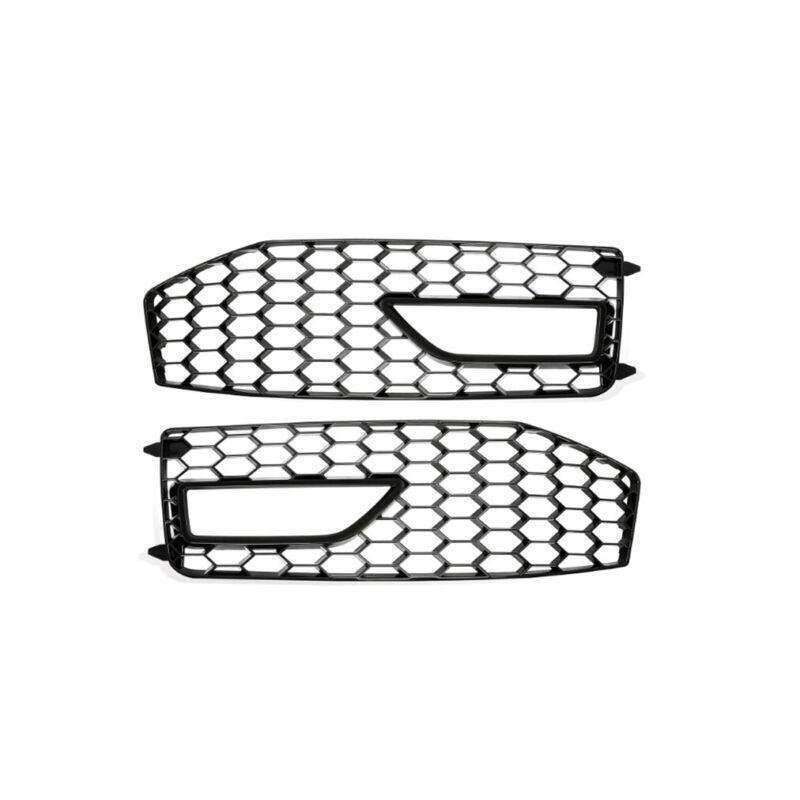 2x Front Bumper Fog Light Grille Cover For Audi A4 B8.5 S-line S4 RS4 2013-2015