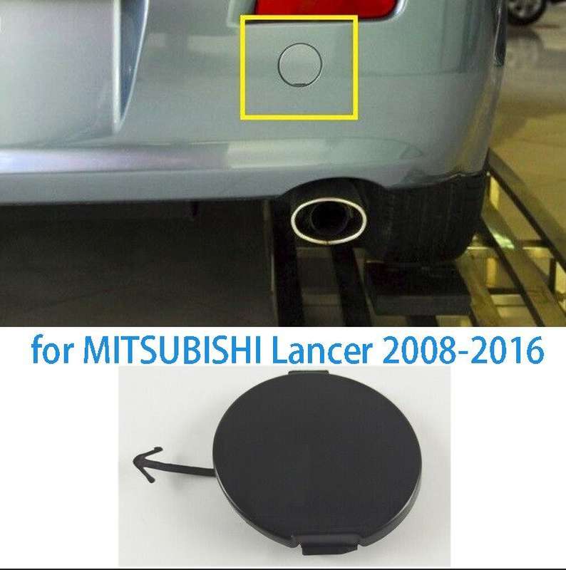 Rear Bumper Tow Hook Eye Cover Cap for MITSUBISHI Lancer 2008-2016