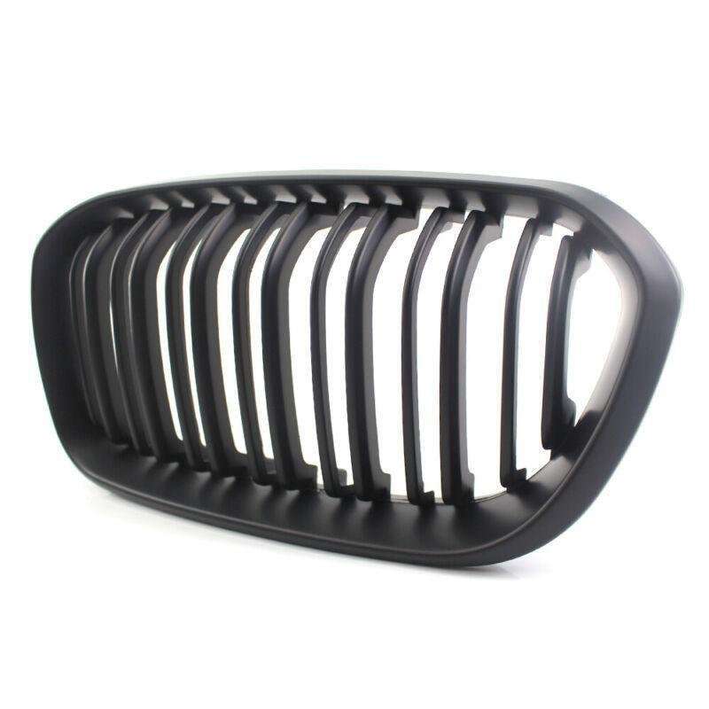 Matte Black Double Front Grille Fit For BMW F20 F21 15-16 M5 114i Twin Slat