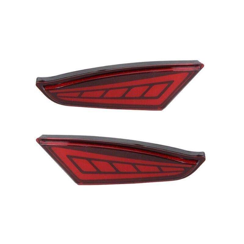 2x LED Rear Brake Taillight Bumper Reflector Lights For Mahindra XUV500 18-19