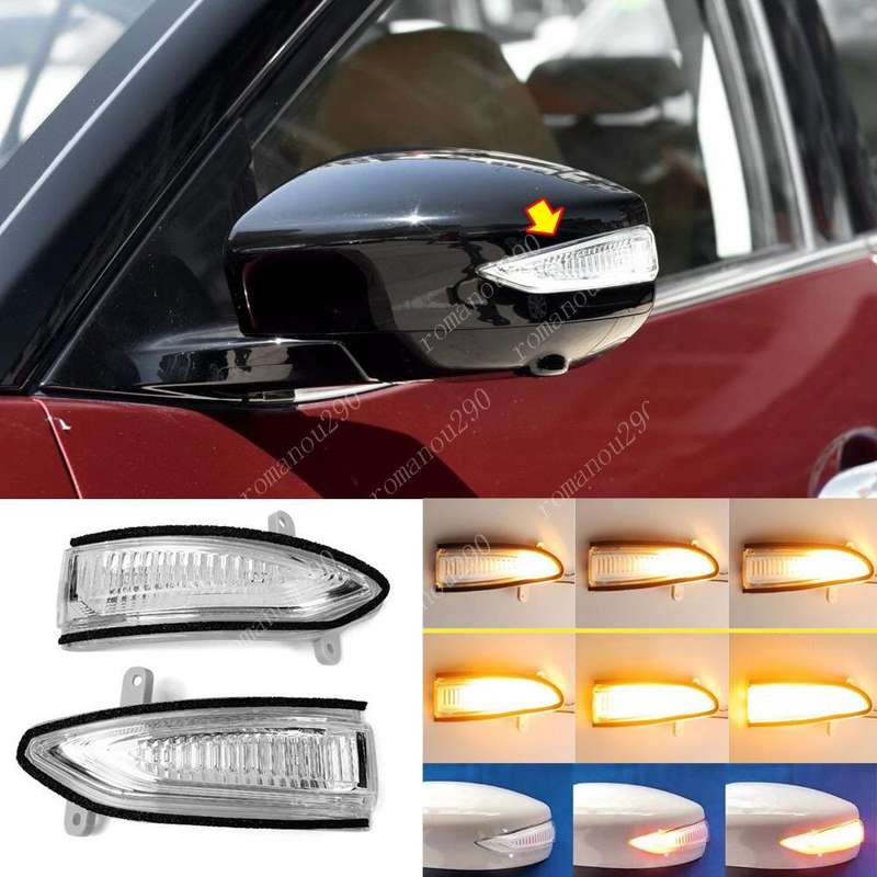 For Nissan Maxima 2016-2023 LED Sequential Flashing Rearview Mirror Turn Signal