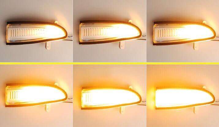 For Nissan Maxima 2016-2023 LED Sequential Flashing Rearview Mirror Turn Signal
