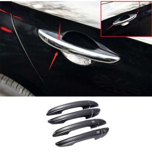 For Hyundai Sonata 2015~2019 Style Carbon Fiber Outside Door Handle Cover Trim