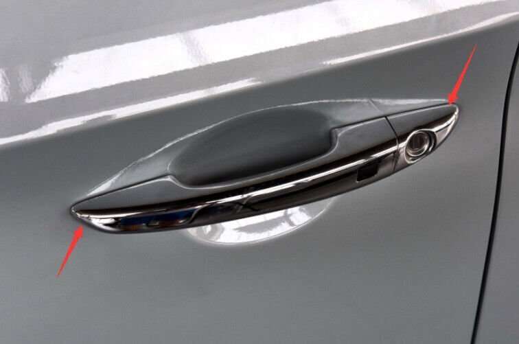 For Hyundai Sonata 2015~2019 Style Carbon Fiber Outside Door Handle Cover Trim