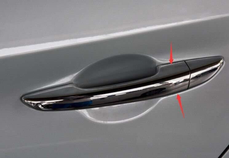 For Hyundai Sonata 2015~2019 Style Carbon Fiber Outside Door Handle Cover Trim