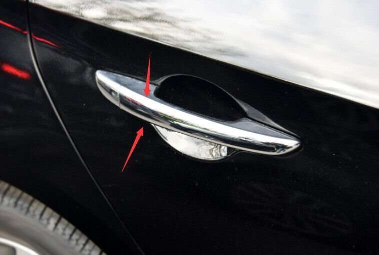 For Hyundai Sonata 2015~2019 Style Carbon Fiber Outside Door Handle Cover Trim