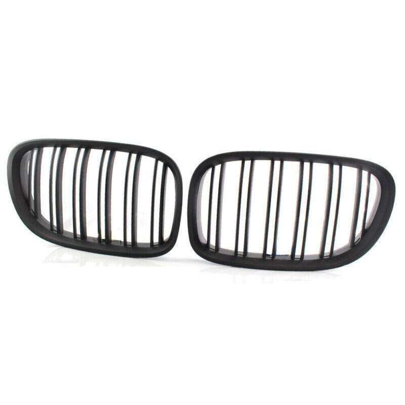 Fit For BMW 7 Series F01 F02 730LI 740L 09-15 Dual Slat Grill Matte Black Grille