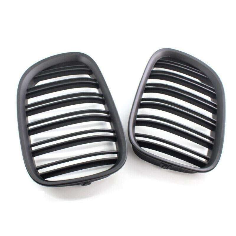Fit For BMW 7 Series F01 F02 730LI 740L 09-15 Dual Slat Grill Matte Black Grille