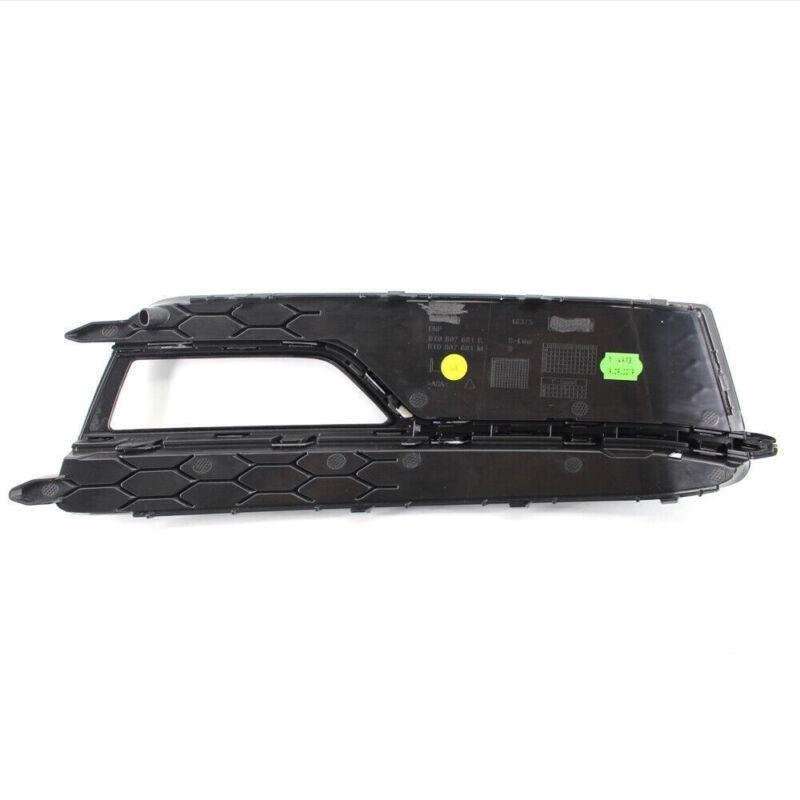 For 13-17 AUDI A5 S-Line HONEYCOMB Front BUMPER FOG LIGHT GRILLE COVER BLACK