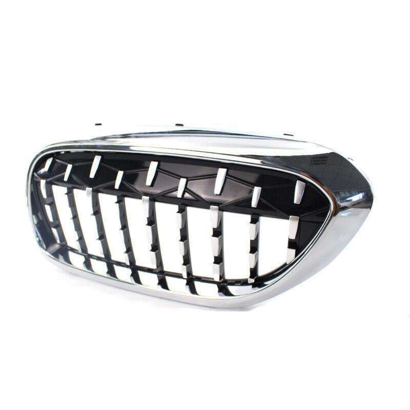 Fit For G30 G38 5-Series 535i 525i 2017-2019 Diamond Chrome Kindey Grill Grille