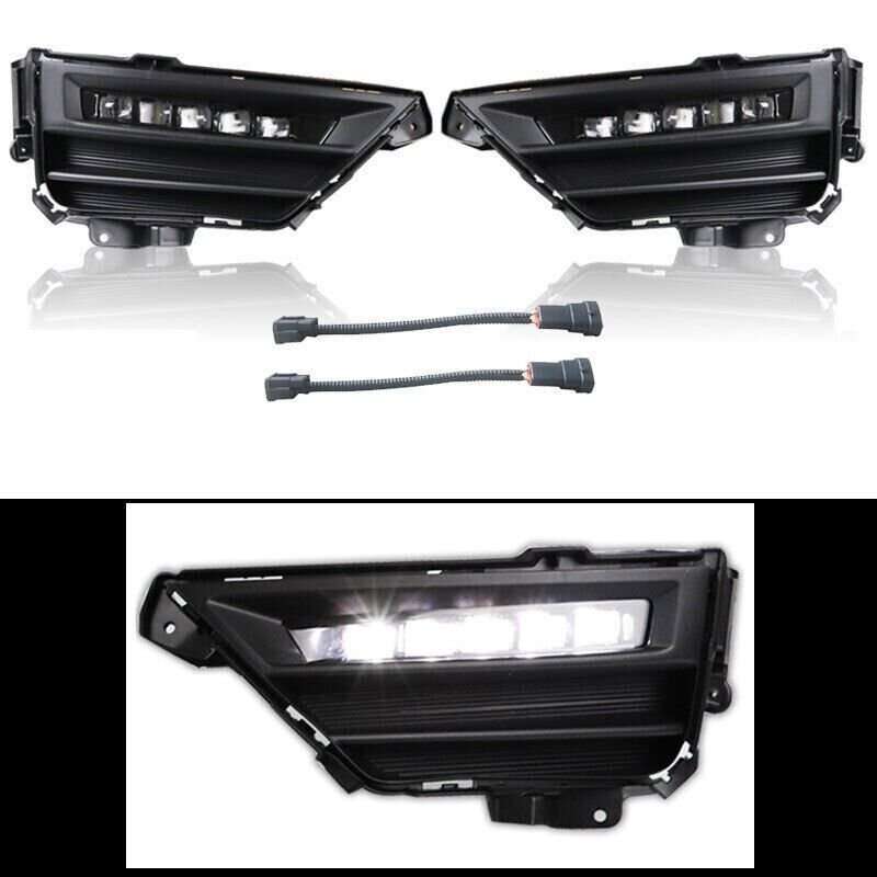 LED DRL DRIVING FOG LIGHT LAMP WHITE COLOR W/SWITCH FOR HONDA CRV CR-V 2020-2022