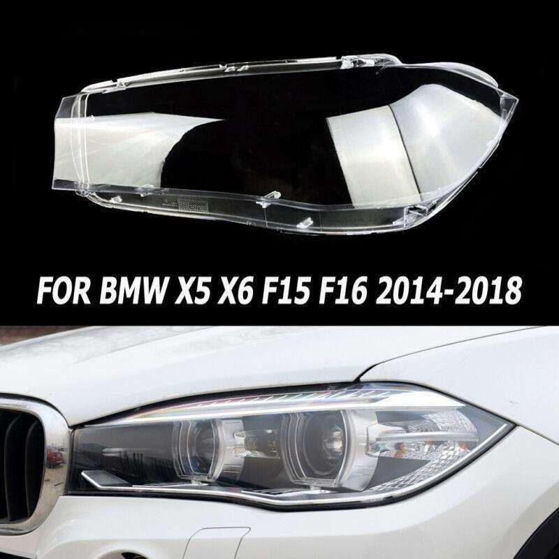 For BMW X5 X6 F15 F16 2014 2015 2016 2017 2018 Headlight Cover Lens Left Side