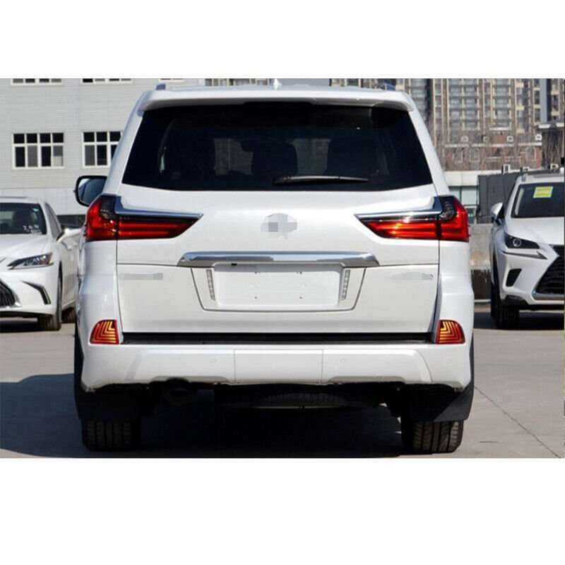 2PCS LED Rear Bumper Light Rear Fog Lamp Brake Signal For 2016-2021 Lexus LX570