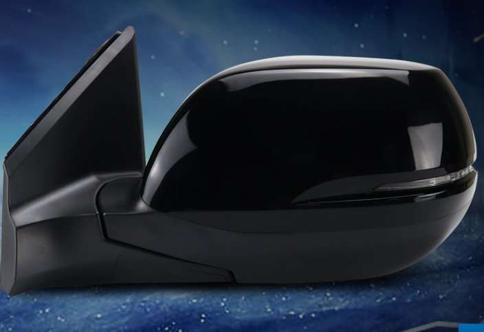 Black Left for Honda CRV 12-16 rearview mirror Assembly 9 lines Lens Heating