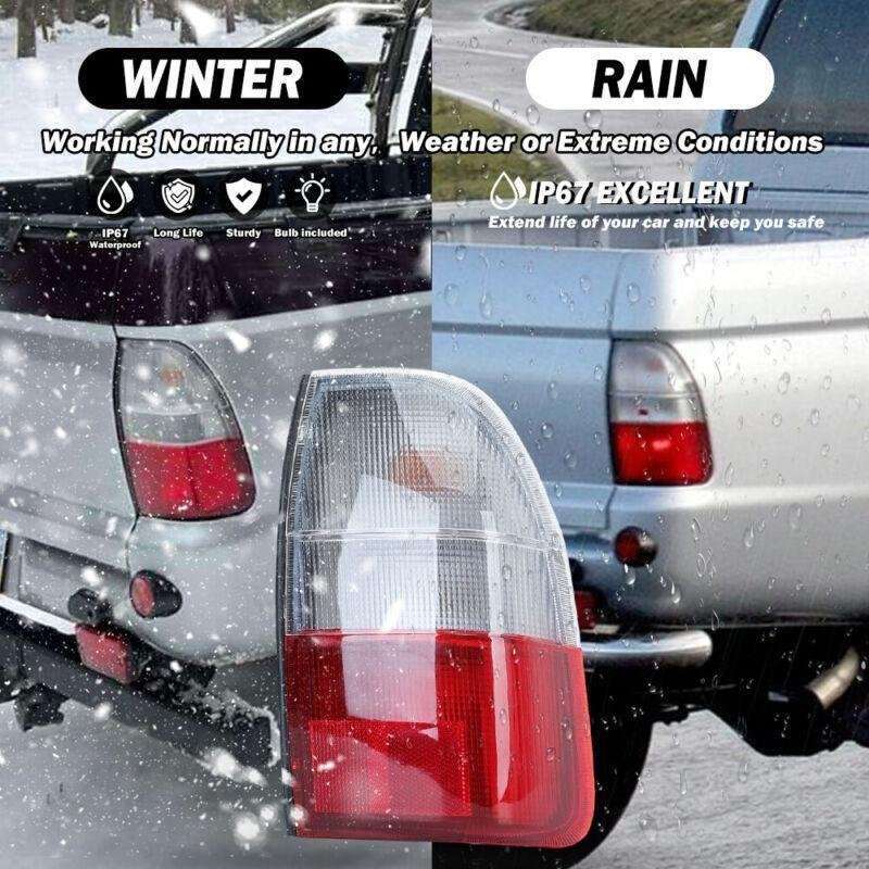 1PCS Right White Rear Lamp Tail Light For Mitsubishi Strada L200 MK4 1995-2006