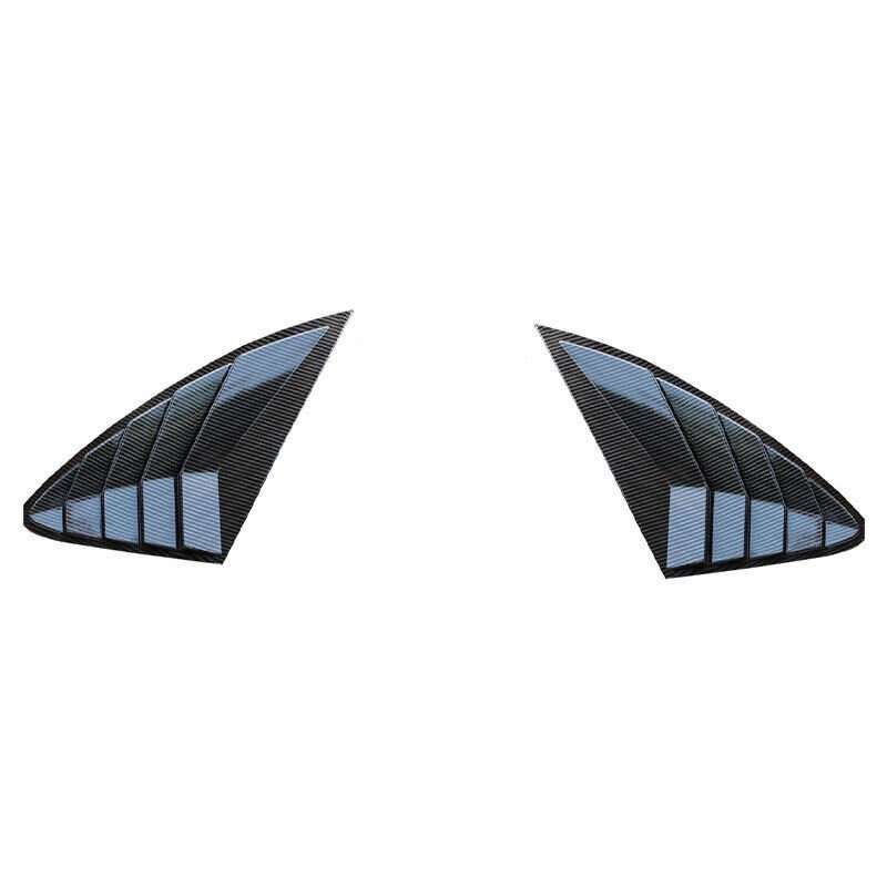 For Porsche Macan 2015-2022 ABS Carbon Fiber Side Vent Window Scoop Louver Trim