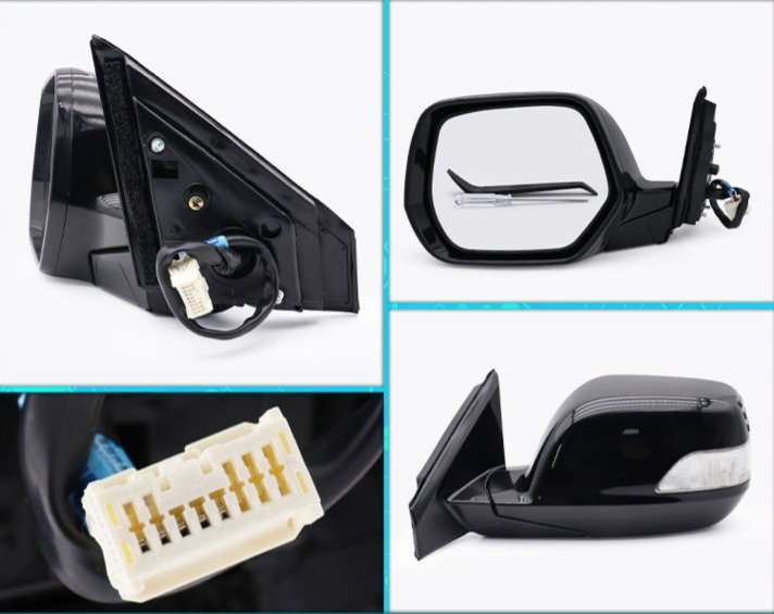 Black left for Honda CRV 12-16 rearview mirror Assembly 5 lines Lens Heating