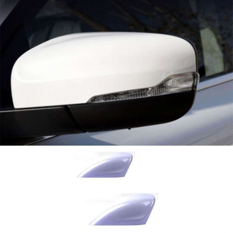 For Volvo XC60 2015-2017 Pearl White ABS Car Side Mirror Cover Cap Replace 2PCS