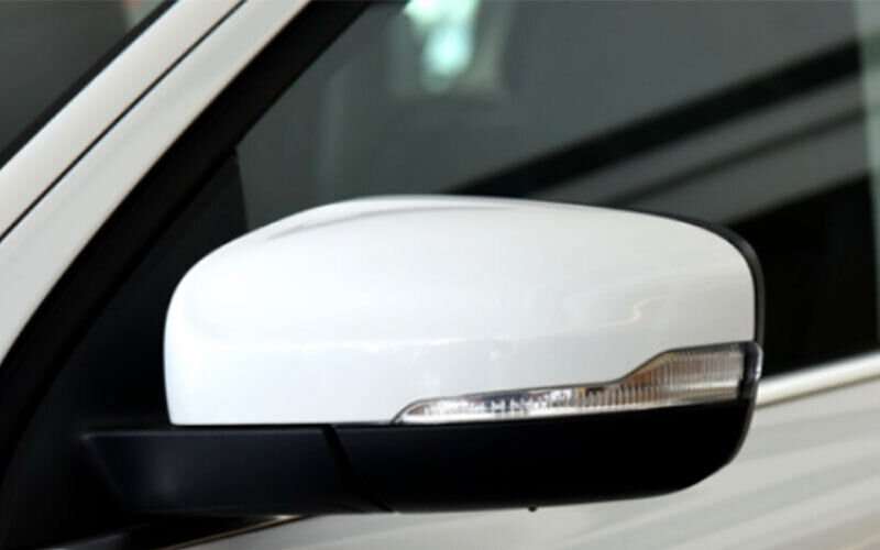For Volvo XC60 2015-2017 Pearl White ABS Car Side Mirror Cover Cap Replace 2PCS