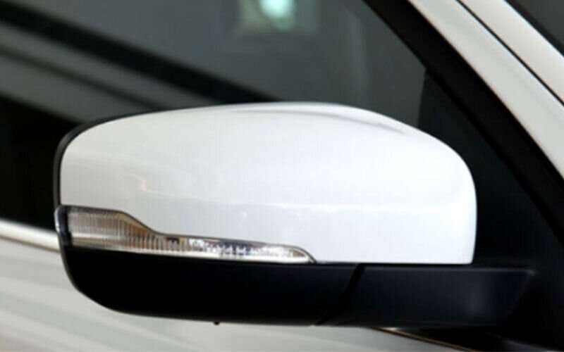 For Volvo XC60 2015-2017 Pearl White ABS Car Side Mirror Cover Cap Replace 2PCS