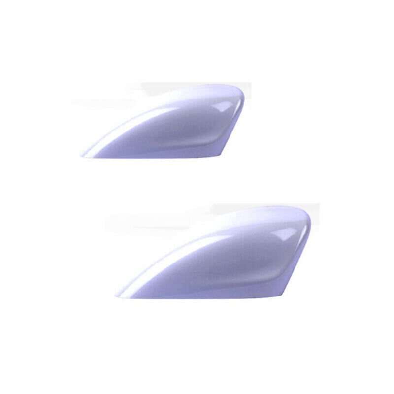 For Volvo XC60 2015-2017 Pearl White ABS Car Side Mirror Cover Cap Replace 2PCS