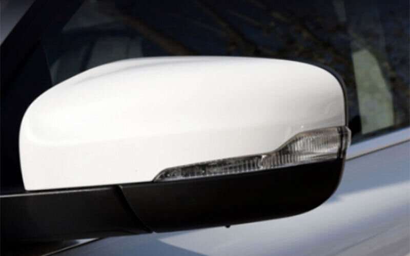 For Volvo XC60 2015-2017 Pearl White ABS Car Side Mirror Cover Cap Replace 2PCS