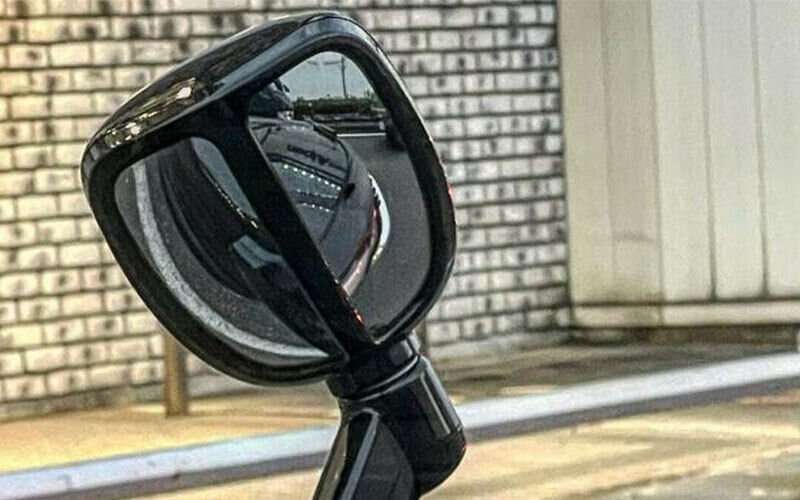Black Right Side Engine Hood Fender Rearview Mirror For Toyota FJ Cruiser 2007+