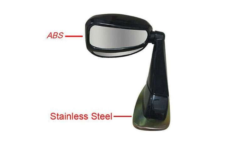 Black Right Side Engine Hood Fender Rearview Mirror For Toyota FJ Cruiser 2007+