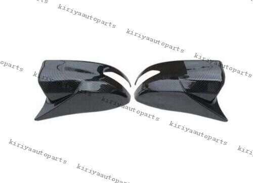 Carbon Fiber FOR NISSAN SENTRA 2017-2019 Rear Ox horn side mirror cover trim 2PC