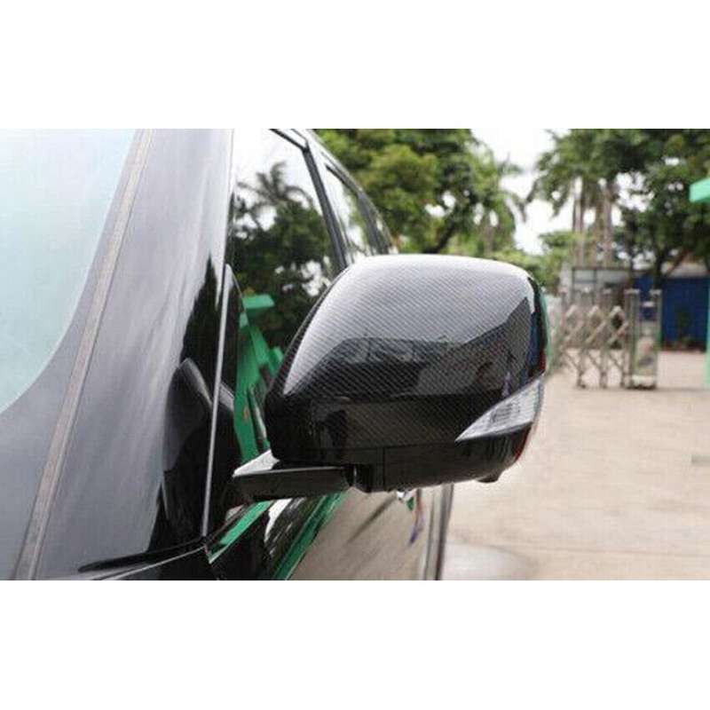 For Nissan Armada 2017-2023 Carbon Fiber Side Rearview Mirror Caps Cover trim