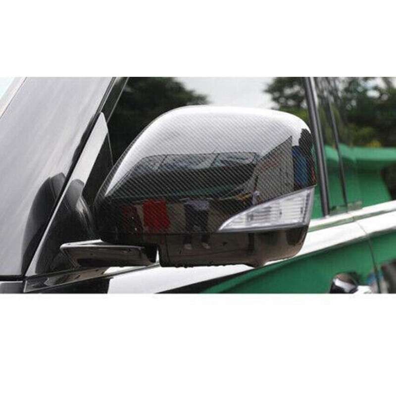 For Nissan Armada 2017-2023 Carbon Fiber Side Rearview Mirror Caps Cover trim