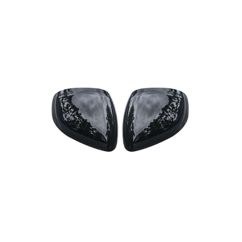 Fit For Benz EQE EQS 2022-2023 Gloss Black Rear View Side Mirror Cover Trim 2PCS