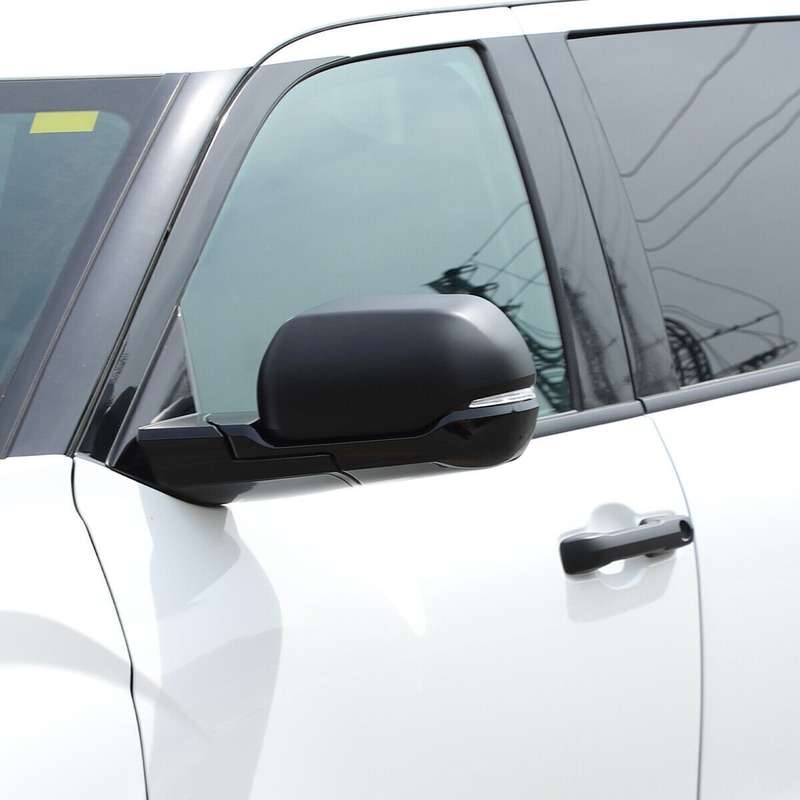 For Toyota Tundra 2022-2024 Matte Black Rear View Side Mirror Cover Trim 2PCS