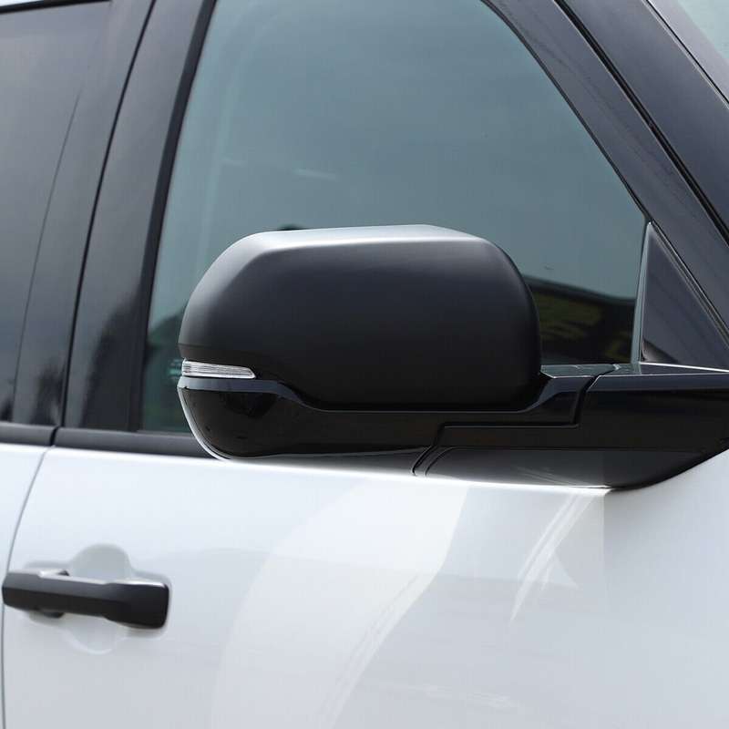 For Toyota Tundra 2022-2024 Matte Black Rear View Side Mirror Cover Trim 2PCS
