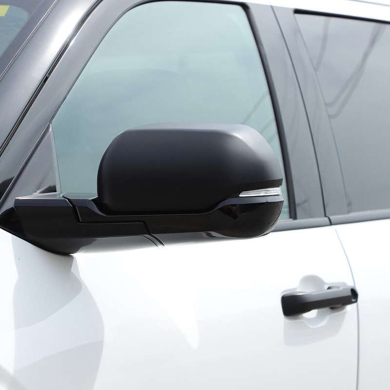 For Toyota Tundra 2022-2024 Matte Black Rear View Side Mirror Cover Trim 2PCS