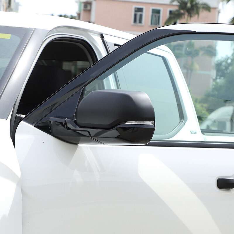 For Toyota Tundra 2022-2024 Matte Black Rear View Side Mirror Cover Trim 2PCS